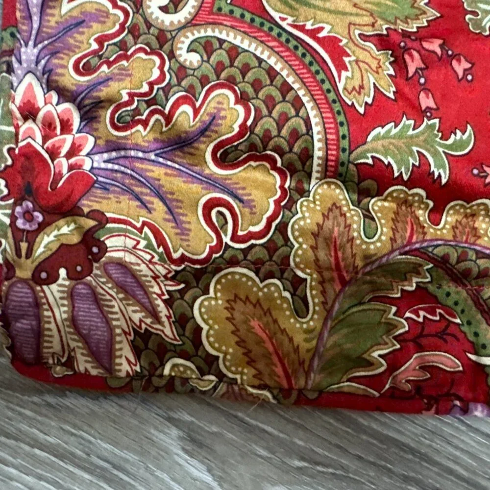 Decorative Red Paisley Home Bedding Pillow Sham - Brand